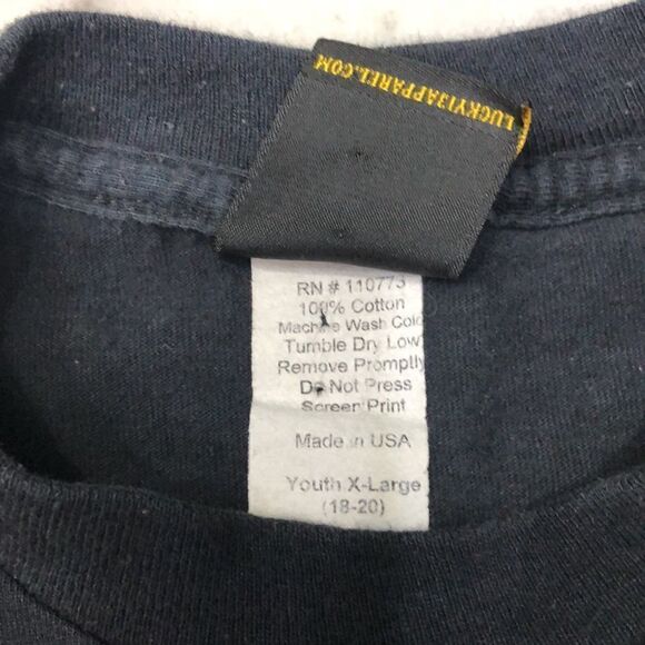 Lucky 13 “Psycho Kid” Skull T-Shirt Size X-Large Made in USA - Picture 3 of 7